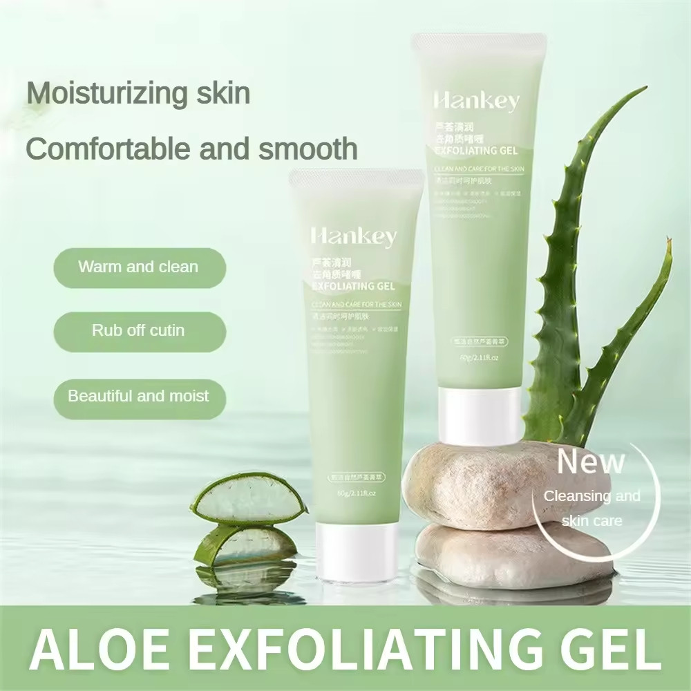Exfoliating gel facial scrub for face gentle deep clean pores Blackhead Removal Whitening Moisturizing Exfoliators