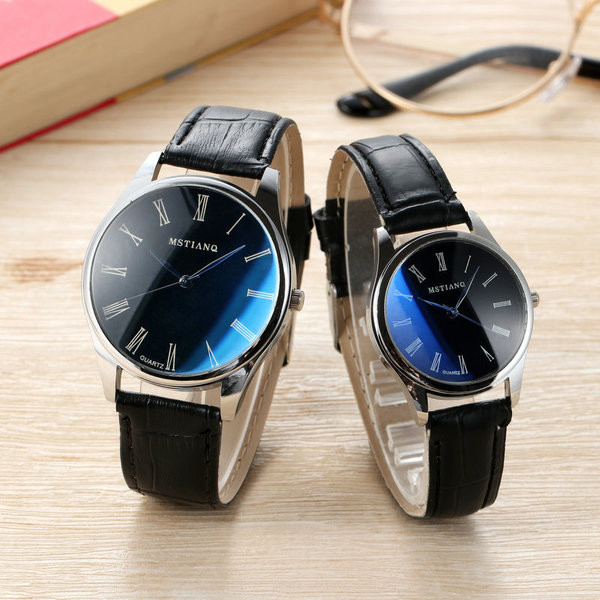 Foreign trade hot Korean fashion male and female student watches personality super hot men's quartz watch couple watch a pair