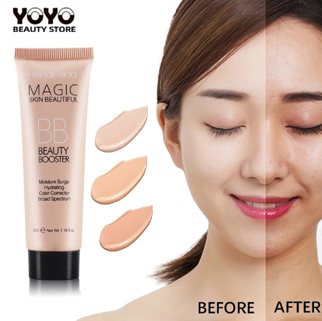 HengFang BB Cream Brightening Base Long Lasting Sunblock Waterproof Moisturizing Face Makeup Whitening Base Primer