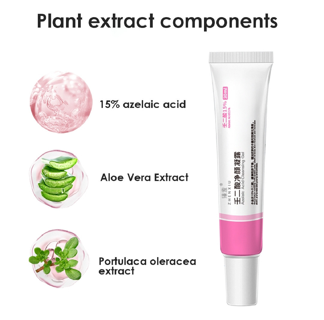 15% azelaic acid anti-acne gel salicylic acid pore shrinking cream remove blackhead acne marks acne pit Repair Cream Oil Control closed mouth acne gel